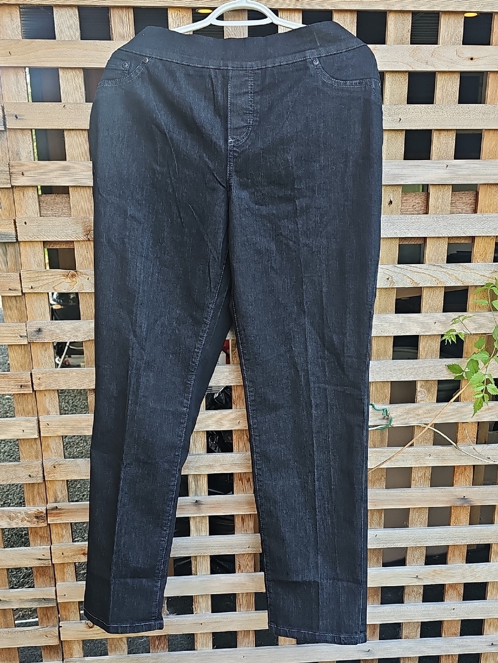 Santana Stretch Black Denim Pants